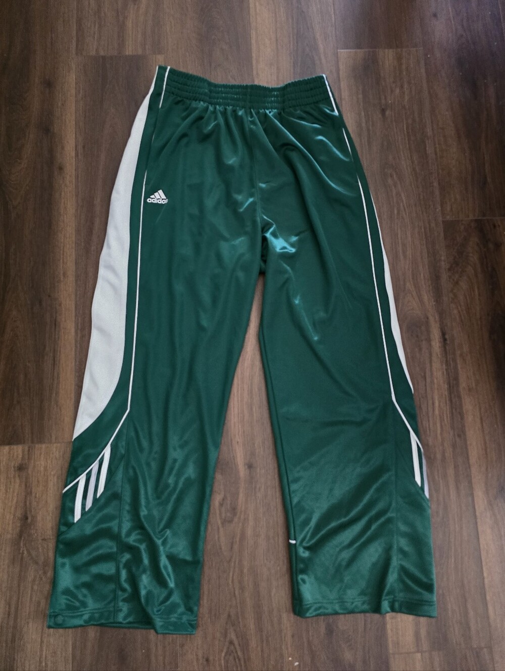 adidas Originals Men Adibreak Snap Track Pants, Green, Size L